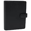 LOUIS VUITTON Epi Agenda MM Couverture de Planificateur de Jour Noir R20042 LV Auth th4955 - Louis Vuitton