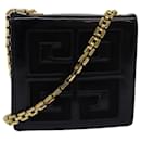 Bolsa de ombro GIVENCHY em esmalte preto Auth yk12976 - Givenchy