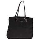 PRADA Tote Bag Nylon Black Auth bs14899 - Prada