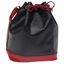 LOUIS VUITTON Bolsa de Hombro Epi Noe Por color Negro Rojo M44017 LV Auth 77413 - Louis Vuitton