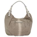 CELINE Macadam Canvas Schultertasche Beige Auth bs15019 - Céline