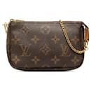 Borsa Mini Pochette Accessoires Monogramma Louis Vuitton marrone