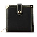 Black Louis Vuitton Suhali Compact Zippy Wallet