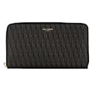 Cartera larga con cremallera Monogram Saint Laurent negra