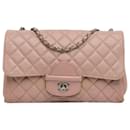 Tan Chanel CC Quilted Lambskin Turnlock Flap Shoulder Bag