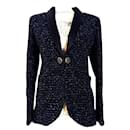 Chanel New Stunning Black Tweed Jacket