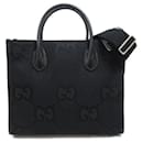 Gucci Jumbo GG 2Way Tote Bag Canvas Tote Bag 680956 in Excellent condition