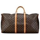 Louis Vuitton Keepall Bandoulière 60 Monograma Marrón