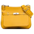 Hermès Yellow Taurillon Clemence Jypsiere 34