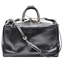 Gucci Vintage Leather Boston Weekender Travel Duffel Bag