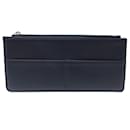 NEUF PORTEFEUILLE CHANEL PORTE CARTES MONNAIE CUIR BLEU MARINE CARDS HOLDER - Chanel