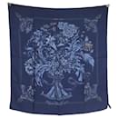 NINE HERMES REGINA DYED H000594S MANCHARI SQUARE 90 SILK SCARF - Hermès