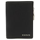 Carteira bifold Gucci de couro, carteira curta 795292 em ótimo estado