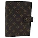 LOUIS VUITTON Agenda MM Monograma Cubierta Planificador Diario R20105 LV Auth bs15115 - Louis Vuitton