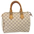 LOUIS VUITTON Handtasche Speedy 25 Damier Azur N41534 LV Auth 77168 - Louis Vuitton