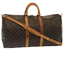 LOUIS VUITTON Monogram Keepall Bandouliere 55 Borsa Boston M41414 LV Auth 77178 - Louis Vuitton