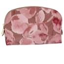 LOUIS VUITTON Pochette Cosmétique Vernis Ikat Flower Rose M90046 Auth 76259 - Louis Vuitton