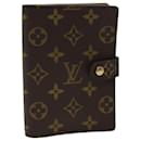 LOUIS VUITTON Monogram Agenda PM Capa do Planejador Diário R20005 LV Auth fm3482 - Louis Vuitton