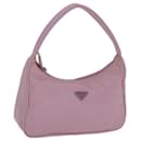 PRADA Hand Bag Nylon Pink Auth bs15043 - Prada