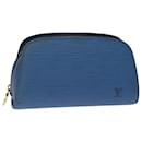 LOUIS VUITTON Epi Dauphine PM Pouch Blue M48445 LV Auth 76251 - Louis Vuitton