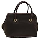 Bolso de mano CELINE de nailon marrón Auth bs15033 - Céline