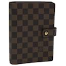 LOUIS VUITTON Damier Ebene Agenda MM Day Planner Cover R20240 LV Auth th4985 - Louis Vuitton