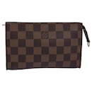 LOUIS VUITTON Pochette Marais Damier Ebene LV Auth 77517 - Louis Vuitton