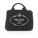 Borsa tote mini Canapa di Prada in tela BN2439 in ottime condizioni