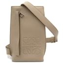 Bolsa de ombro de couro Loewe Vertical T Pocket C500P02X02 em ótimo estado