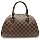 Bolsa de mão em lona Ribera Mini Louis Vuitton N41436 em bom estado