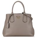 Prada Brown Vitello Daino Satchel