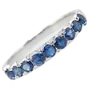 K18WG White Gold Sapphire 0.89ct Ring in Excellent Condition - & Other Stories