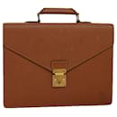 LOUIS VUITTON Epi Serviette Conseiller Mallette Zipangu Or M54428 Auth th5013 - Louis Vuitton