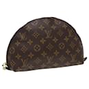 LOUIS VUITTON Trousse Demi Ronde Pouch Cosmético Monograma M47520 LV Auth 78012 - Louis Vuitton