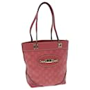 Sac à main Guccissima en toile GG Gucci rose 145994 Auth 77827