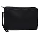 Borsa a mano in pelle nera BURBERRY Auth 78411 - Burberry