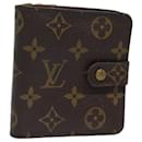 Carteira Compact Zip Monogram LOUIS VUITTON M61667 LV Auth ki4562 - Louis Vuitton