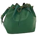 LOUIS VUITTON Epi Petit Noe Bolsa de Ombro Verde M44104 LV Auth 77894 - Louis Vuitton