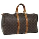 LOUIS VUITTON Monogram Keepall 45 Borsa Boston M41428 LV Auth 77948 - Louis Vuitton