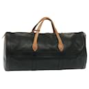 HERMES Frühe Boston Tasche Leder Schwarz Auth bs14978 - Hermès