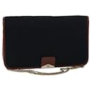 Borsa a spalla in tela Trotter Christian Dior nera Auth 78392