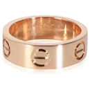 Bague Cartier Love (Or Rose)