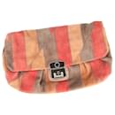 Marc by Marc Jacobs Panelled Clutch Bag in Multicolor Suede