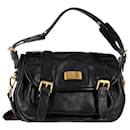 Borsa a tracolla convertibile Saddlery Sophie di Marc by Marc Jacobs in pelle nera