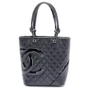 Chanel CC Cambon Tote Bag  Leather Tote Bag A25167 in Good Condition