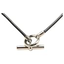 Hermès Silver Bridle Glenan Choker Necklace