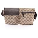 Sac ceinture en toile Gucci GG 28566 en très bon état