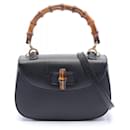 Gucci Bamboo Handbag Leather Handbag 0802046 in Great Condition