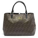 Fendi Zucca Tote Bag Canvas Tote Bag 7VA467 in Great Condition