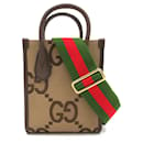 Bolsa tote mini em lona Gucci Jumbo GG 699406 em ótimo estado